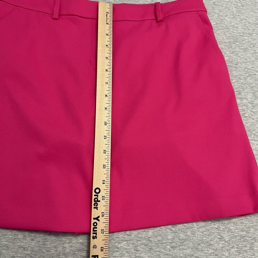 Tory Burch Sport Skirt Womens Large Pink 17" Skort Lined Golf Athleisure Club - Picture 13 of 16